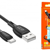 Kабель Borofone BX86 for Type-C, 1.0м, 3,0A silicone - Продажа и ремонт компьютерной техники "БАЙТ"
