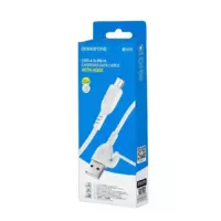 Кабель USB - MicroUSB BOROFONE BX91 2,4A (белый) 1м - Продажа и ремонт компьютерной техники "БАЙТ"