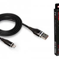 Кабель Walker C735, lightning, 1м, 3.1А, черный, поддержка QC - Продажа и ремонт компьютерной техники "БАЙТ"