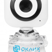 Камера Web Оклик OK-C8812 белый 0.3Mpix (640x480) USB2.0 с микрофоном - Продажа и ремонт компьютерной техники "БАЙТ"