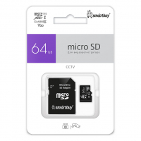 Карта памяти MicroSDXC 64 Gb SmartBuy для видеонаблюдения SB64GBSDCCTV - Продажа и ремонт компьютерной техники "БАЙТ"