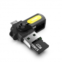 Картридер OTG  EZRA OC02 MicroSD-USB-MicroUSB - Продажа и ремонт компьютерной техники "БАЙТ"
