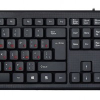 Проводной комплект: клавиатура + мышь Oklick 630M Black USB - Продажа и ремонт компьютерной техники "БАЙТ"