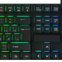 Клавиатура + мышь Оклик 400GMK клав:черный мышь:черный USB LED - Продажа и ремонт компьютерной техники "БАЙТ"