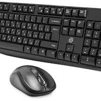 Клавиатура + мышь Оклик S260W клав:черный мышь:черный USB беспроводная Multimedia - Продажа и ремонт компьютерной техники "БАЙТ"