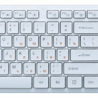 Клавиатура Acer OKW123 белый USB (ZL.KBDEE.00D) - Продажа и ремонт компьютерной техники "БАЙТ"