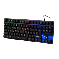 Клавиатура Оклик 707G CIRCUS черный USB Multimedia for gamer LED 1465483 - Продажа и ремонт компьютерной техники "БАЙТ"