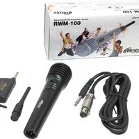 Микрофон Ritmix RWM-100  динамический беспроводной/ проводной - Продажа и ремонт компьютерной техники "БАЙТ"