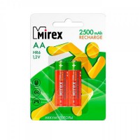 Аккумулятор Mirex R6/AA/2500mah Ni-Mh (за 2 шт.) - Продажа и ремонт компьютерной техники "БАЙТ"