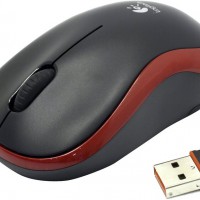 Мышь Logitech Wireless M185 красная - Продажа и ремонт компьютерной техники "БАЙТ"