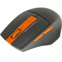 Мышь A4Tech Fstyler FG30S серый/оранжевый оптич. 2000dpi, бесшумный клик, беспроводная, USB 6but - Продажа и ремонт компьютерной техники "БАЙТ"