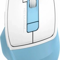 Мышь A4Tech Fstyler FG45CS Air голубой/белый оптич. 2000dpi, бесшумный клик, беспроводная, USB 7but - Продажа и ремонт компьютерной техники "БАЙТ"