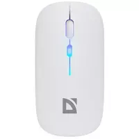 Мышь беспроводная Defender CODA  MB-261, белый, BT 5.2 / 2.4Ghz USB 1600 dpi (бесшумная) - Продажа и ремонт компьютерной техники "БАЙТ"