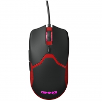Мышь Оклик GMNG 709GM черный/красный оптическая (3200dpi) USB (6but) - Продажа и ремонт компьютерной техники "БАЙТ"