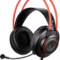 Наушники с микрофоном A4Tech Bloody G200S черный/красный 2м мониторные USB (G200S USB/ BLACK +RED) G - Продажа и ремонт компьютерной техники "БАЙТ"