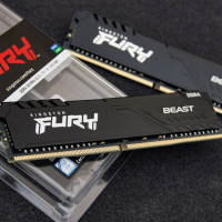 Память DDR4 2x8GB 3200MHz Kingston KF432C16BBK2/16 Fury Beast Black RTL Gaming PC4-25600 CL16 DIMM - Продажа и ремонт компьютерной техники "БАЙТ"
