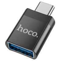 Переходник OTG HOCO UA17 Type-C - USB 3.0 (F) - Продажа и ремонт компьютерной техники "БАЙТ"