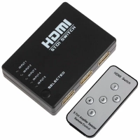 Переключатель 5 HDMI в 1 HDMI (ultraHD 4K) с ПДУ (20195590) - Продажа и ремонт компьютерной техники "БАЙТ"