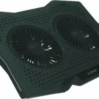 Подставка для ноутбука Digma D-NCP180-2x110 18" 410x280x34мм 20дБ 2xUSB 2x110ммFAN 700г пластик AB - Продажа и ремонт компьютерной техники "БАЙТ"