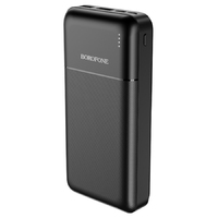 Портативное зарядное устройство Borofone BJ16A Power Bank 20000 mAh, черный - Продажа и ремонт компьютерной техники "БАЙТ"