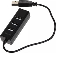 Разветвитель USB 2.0 BPH-1906 4порт. черный (1992249) - Продажа и ремонт компьютерной техники "БАЙТ"