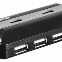 Разветвитель USB 2.0 Buro BU-HUB7-U2.0 7порт, черный - Продажа и ремонт компьютерной техники "БАЙТ"