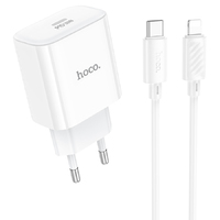 З/У сетевое HOCO C76A Pro PD30W с кабелем Type-C - > Lightning - Продажа и ремонт компьютерной техники "БАЙТ"