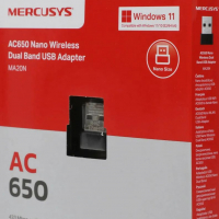 Сетевой адаптер Wi-Fi Mercusys MA20N AC650 USB 2.0 (ант.внутр.) 1ант. - Продажа и ремонт компьютерной техники "БАЙТ"
