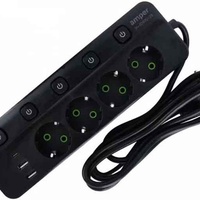 Сетевой фильтр Amper JH-1097U-2W 2,0м / 10A / 4 розетки / 2 USB - Продажа и ремонт компьютерной техники "БАЙТ"