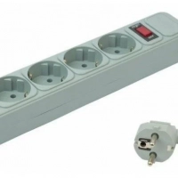 Сетевой фильтр PC Pet AP01006-3-G 3м (5 розеток) серый (пакет ПЭ) - Продажа и ремонт компьютерной техники "БАЙТ"