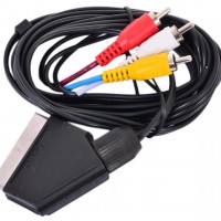 Кабель SCART - 3RCA 1,5 м - Продажа и ремонт компьютерной техники "БАЙТ"