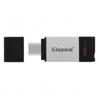 Флеш Диск Kingston 32Gb DataTraveler 80 DT80/32GB USB3.0 черный - Продажа и ремонт компьютерной техники "БАЙТ"
