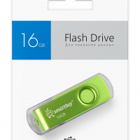 USB флеш накопитель 16 Gb SmartBuy Twist Acid Green - Продажа и ремонт компьютерной техники "БАЙТ"