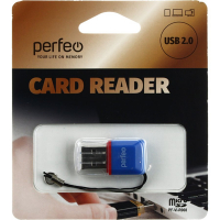Устройство чтения карт памяти Card reader Perfeo PF-VI-R008 / microSD - Продажа и ремонт компьютерной техники "БАЙТ"