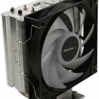Устройство охлаждения(кулер) Deepcool AG400 LED RGB Soc-AM5/AM4/1200/1700/1851 серебристый/черный 4- - Продажа и ремонт компьютерной техники "БАЙТ"