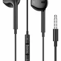 Вакуумные наушники гарнитура HOCO M101 Crustal joy black - Продажа и ремонт компьютерной техники "БАЙТ"