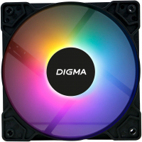 Вентилятор Digma DFAN-FRGB1 120x120x25 3-pin 4-pin (Molex)23dB 125gr LED Ret - Продажа и ремонт компьютерной техники "БАЙТ"