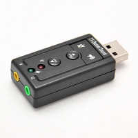 Звуковая карта USB2.0 сhannel 7.1 внешняя, с кнопками - Продажа и ремонт компьютерной техники "БАЙТ"