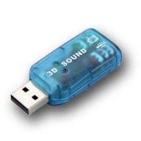 Звуковая карта внешняя USB2.0 5.1 в пластиковом корпусе - Продажа и ремонт компьютерной техники "БАЙТ"