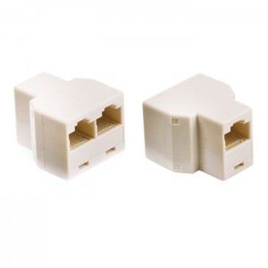 Разветвитель Vcom CT252S RJ45 - 2xRJ45, гнездо на два гнезда 8P8C - Продажа и ремонт компьютерной техники "БАЙТ"