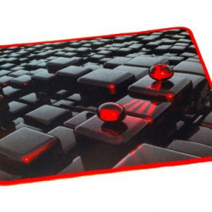 Коврик для мыши Оклик OK-RG0550-BK Мини черный 220x195x20мм - Продажа и ремонт компьютерной техники "БАЙТ"