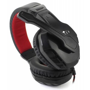 Наушники с микрофоном Оклик HS-L320G Phoenix черный/красный 1.9м мониторные (359482) - Продажа и ремонт компьютерной техники "БАЙТ"