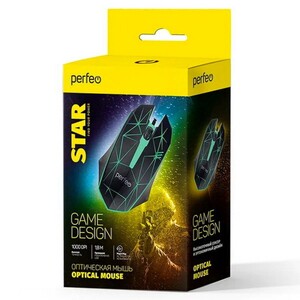 Мышь Perfeo оптическая проводная "STAR" USB - Продажа и ремонт компьютерной техники "БАЙТ"