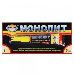 Клей Супер-Монолит гель 3г. - Продажа и ремонт компьютерной техники "БАЙТ"