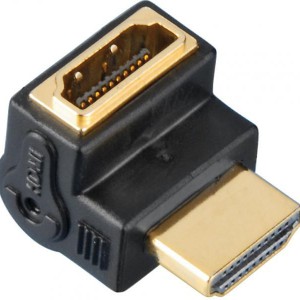 Адаптер  HDMI 1.4 (m-f) угловой (вниз) - Продажа и ремонт компьютерной техники "БАЙТ"