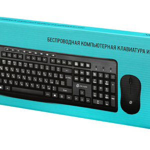 Беспроводной комплект клавиатура + мышь Oklick 225M Black USB - Продажа и ремонт компьютерной техники "БАЙТ"