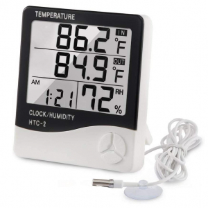 Часы - термометр - гигрометр ОРБИТА OT-HOM12, время, температура, влажность, выносной датчик - Продажа и ремонт компьютерной техники "БАЙТ"