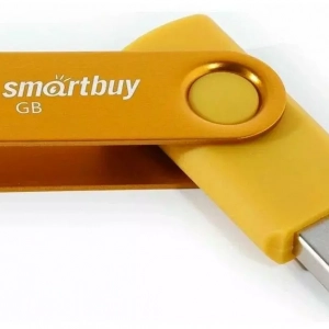 Флеш диск 32GB SmartBuy Twist Yellow, USB 2.0 SB032GB2TWY - Продажа и ремонт компьютерной техники "БАЙТ"