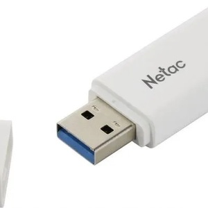 Флеш Диск Netac 64GB U185 NT03U185N-064G30WH USB3.0 белый - Продажа и ремонт компьютерной техники "БАЙТ"