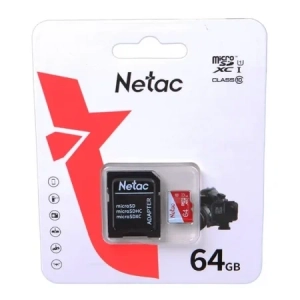Флеш карта microSDXC 64GB Netac NT02P500ECO- 064G-S P500 Eco w/o adapter - Продажа и ремонт компьютерной техники "БАЙТ"